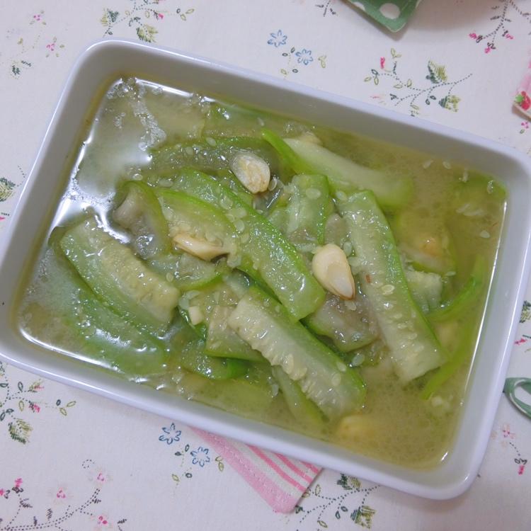 家常白油丝瓜