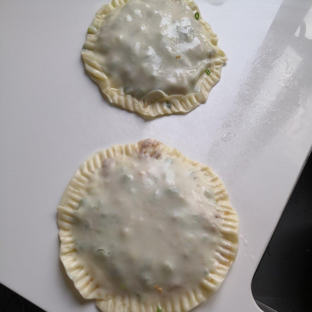 懒人版饺子皮葱油饼