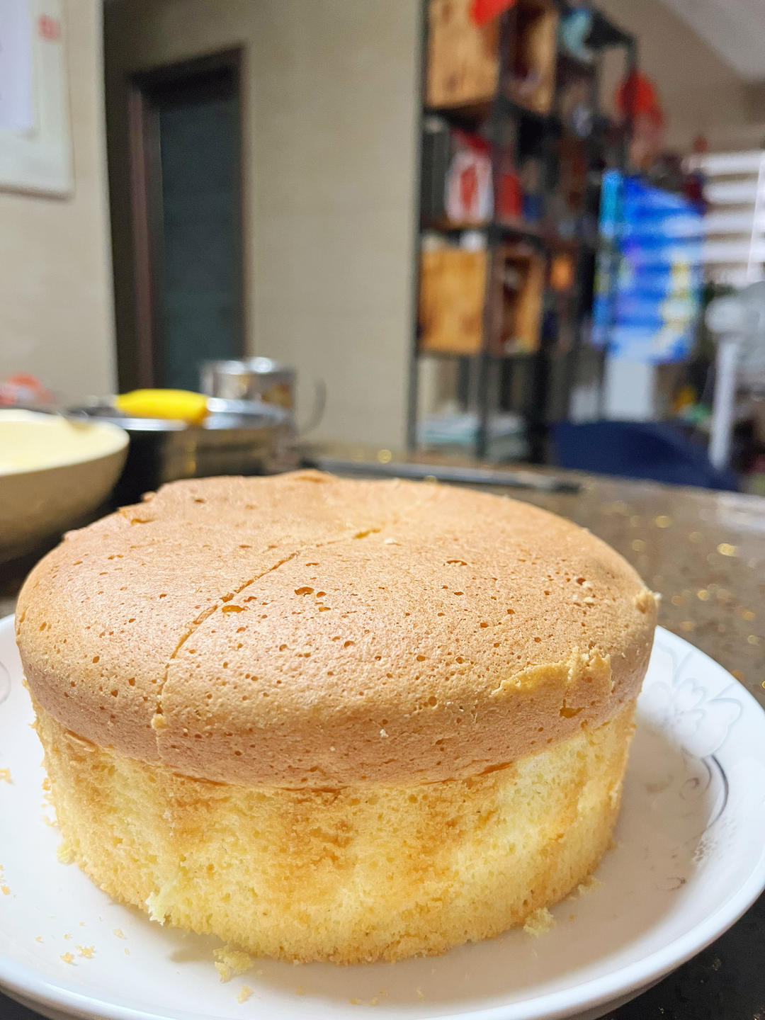 玉米戚风蛋糕（玉米面粉）