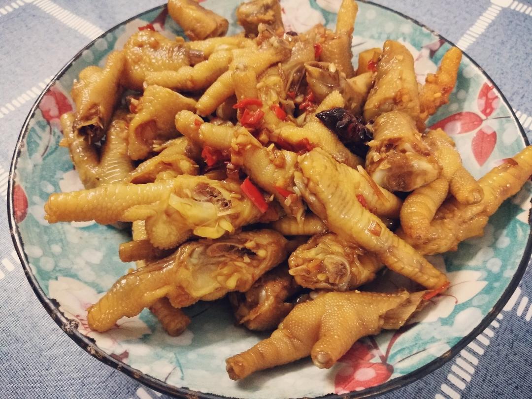 香辣蒜香凉拌爽脆鸡脚