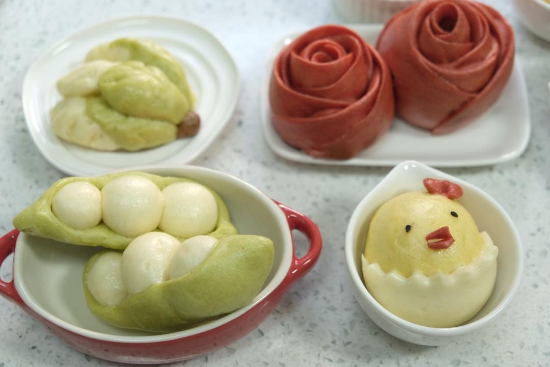 【宝宝面食】豌豆荚馒头