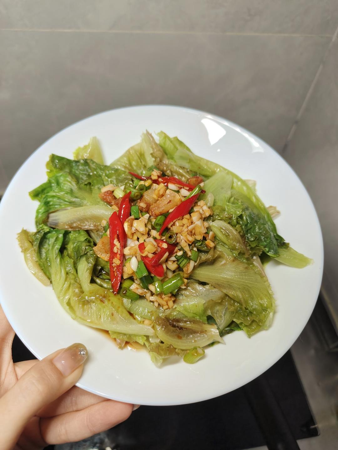 广式白灼生菜(酒店配方)