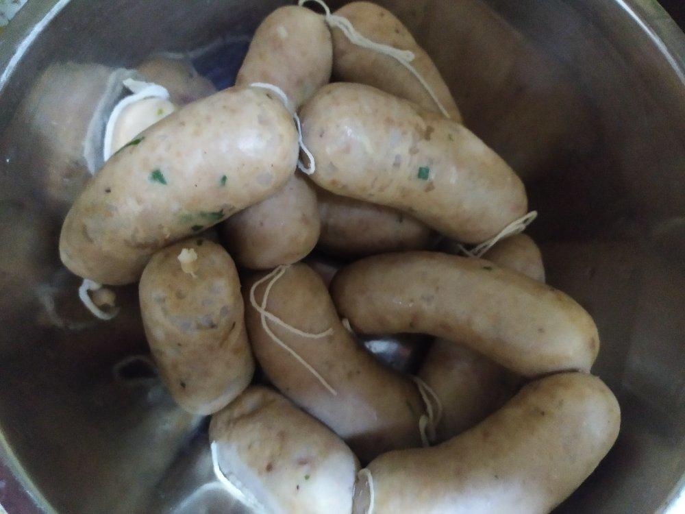 能量满满的猪肉脆皮肠(烤肠、灌肠、自制香肠)