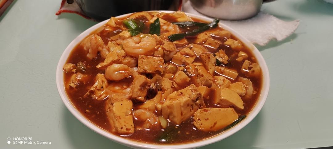 虾仁豆腐