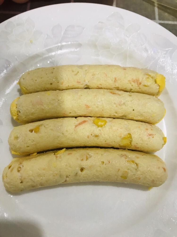 宝宝辅食~玉米奶酪鸡肉肠