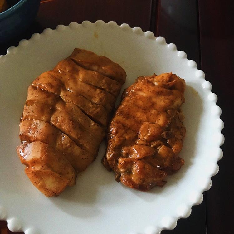 无油香烤鸡胸肉