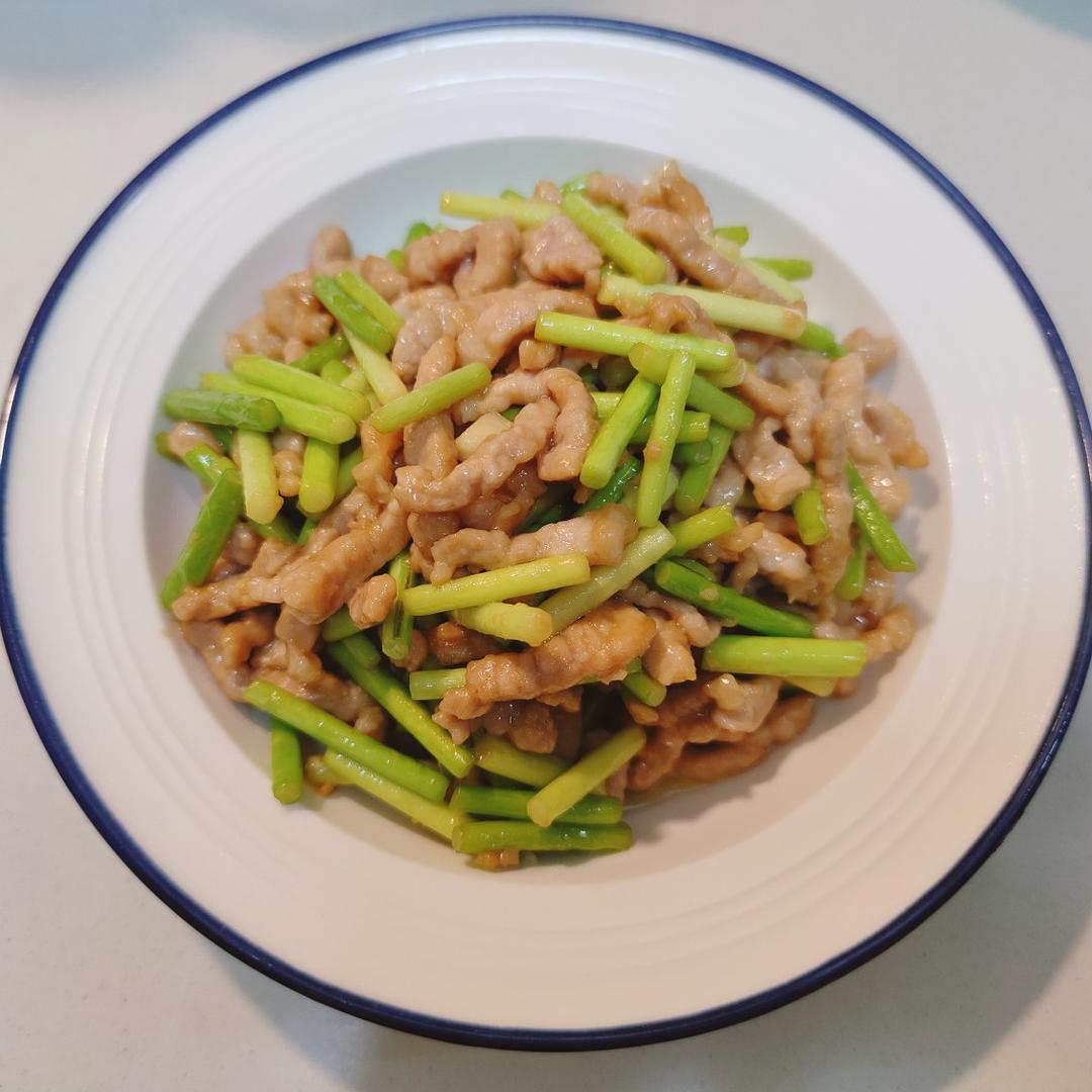 蒜薹炒肉丝