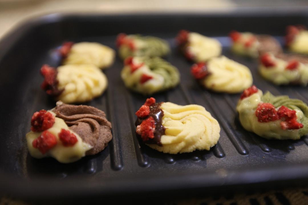 零失败花纹超级立体的黄油曲奇