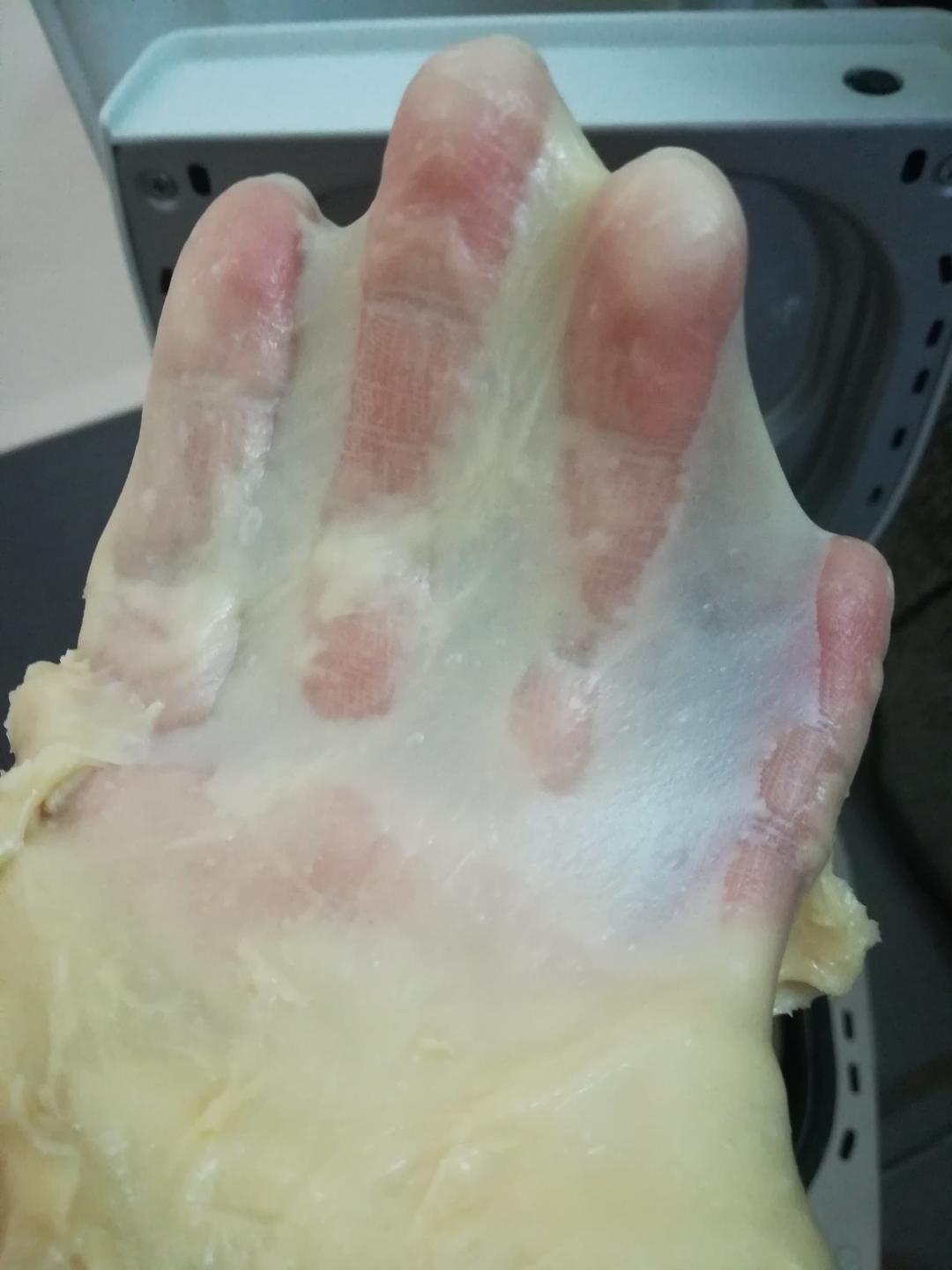 夏天面包机如何揉手套膜