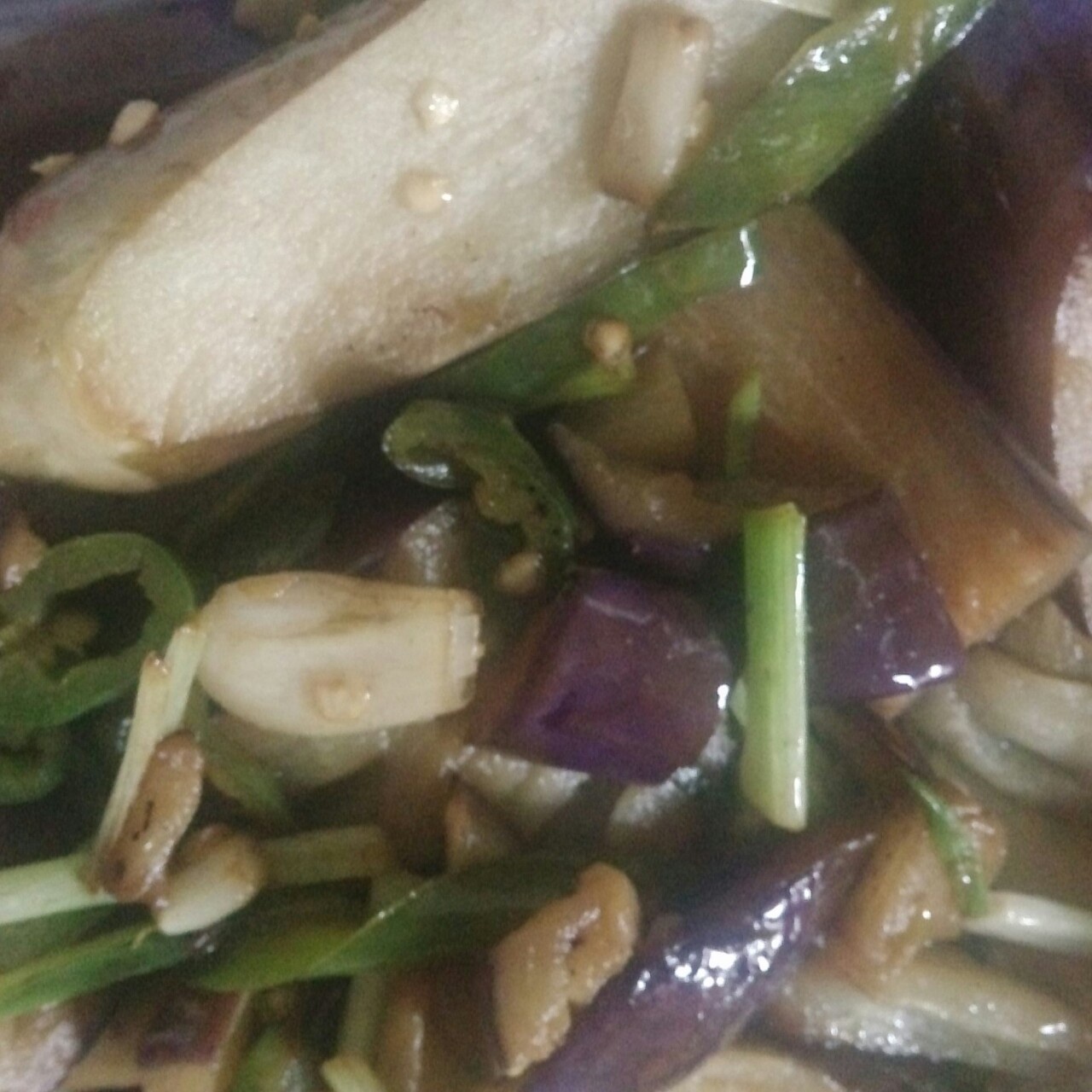 油焖茄子 Lite-fry Eggplant