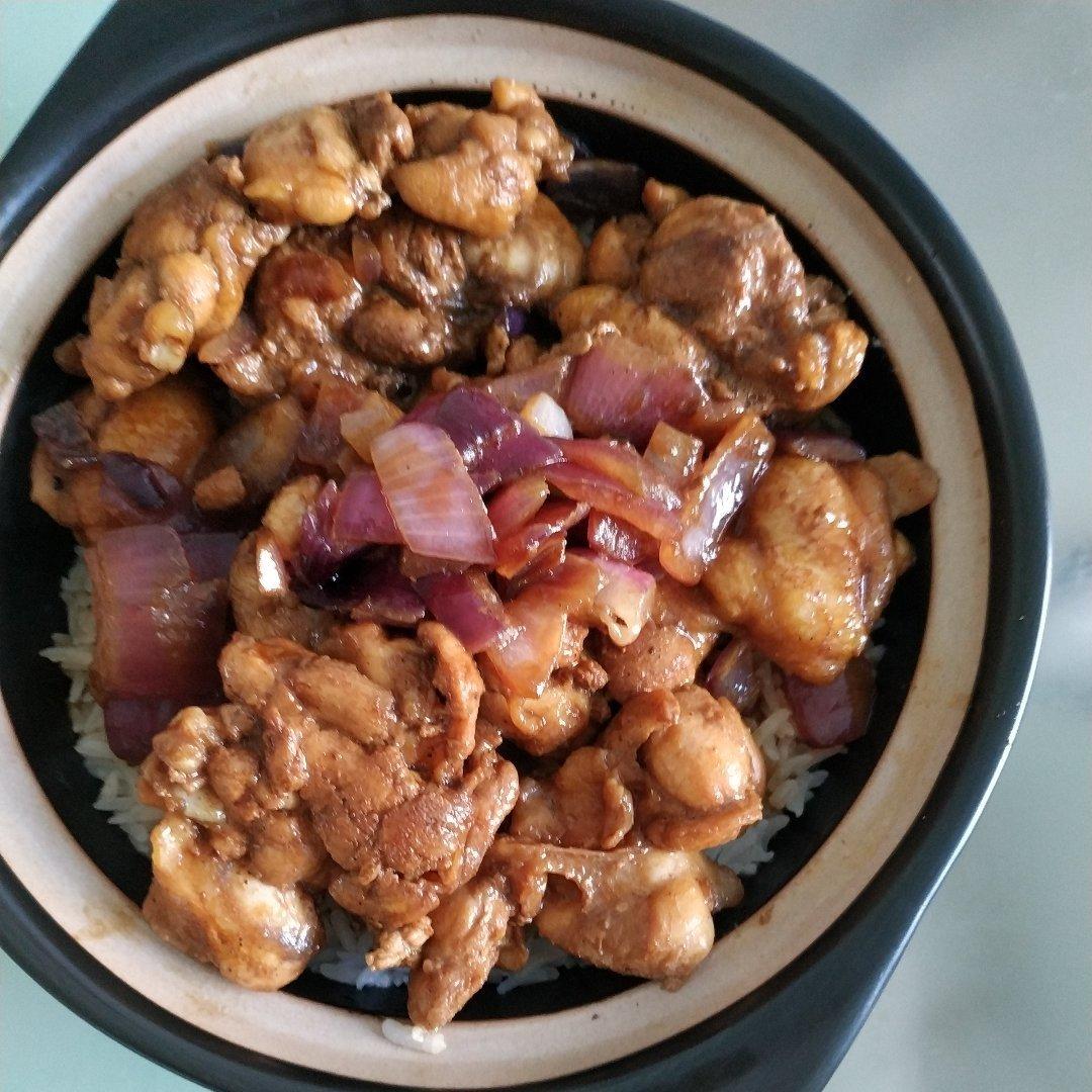黑椒鸡腿饭