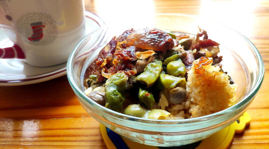 豆角茄子焖饭