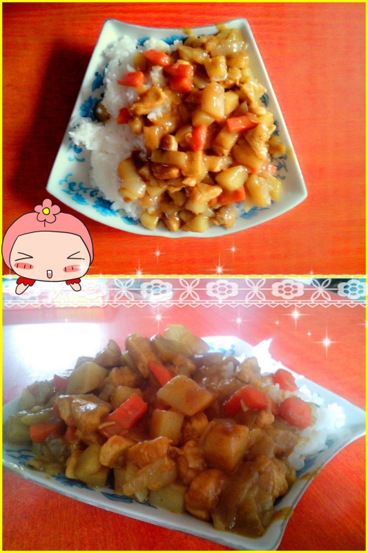 咖喱土豆鸡饭