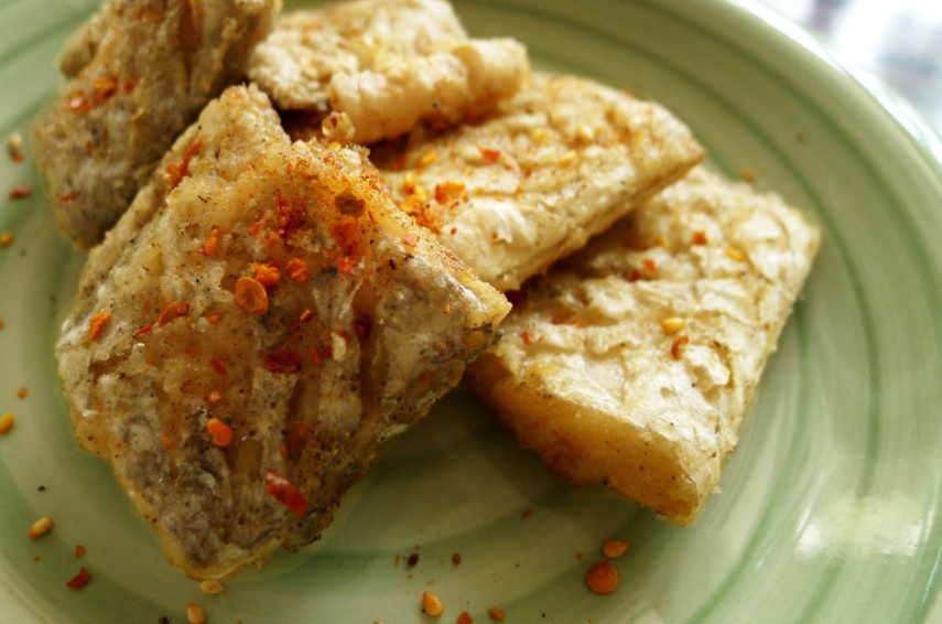 黑胡椒干煎带鱼