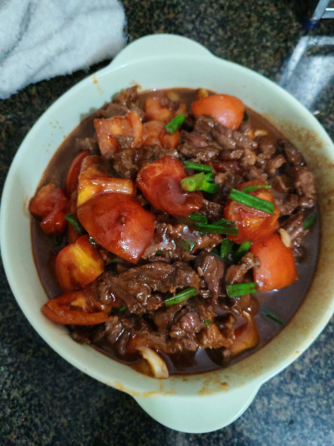 酸酸甜甜的番茄炒牛肉 | 开胃又下饭