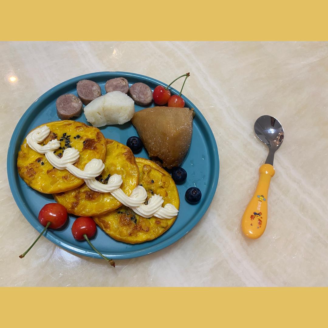 无糖玉米烙的做法