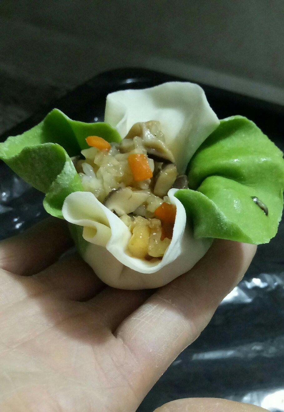 双色烧卖