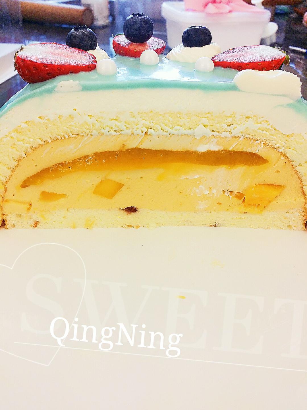 《Tinrry下午茶》教你做芒果流心慕斯（6寸配方）