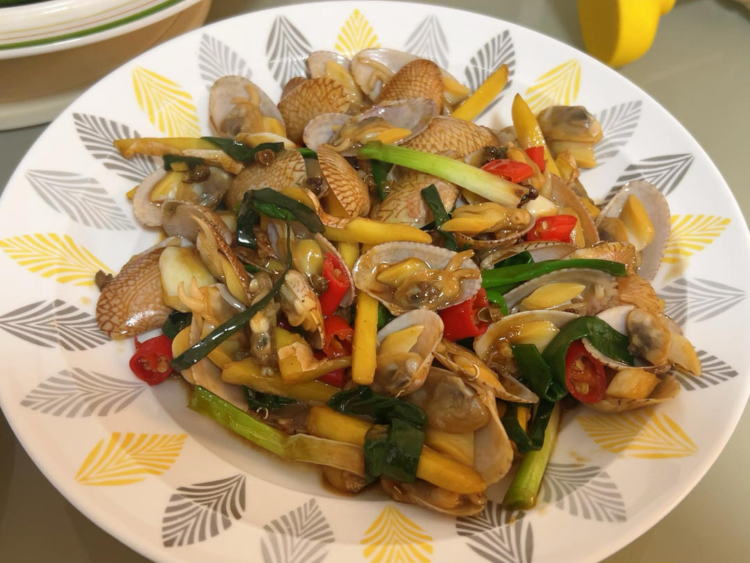 姜葱炒花甲（好鲜！）