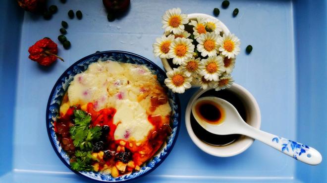 神奇点豆花，一豆三吃法丨木槿花豆腐羹、佛土豆腐、咖喱豆渣·圆满素食的做法
