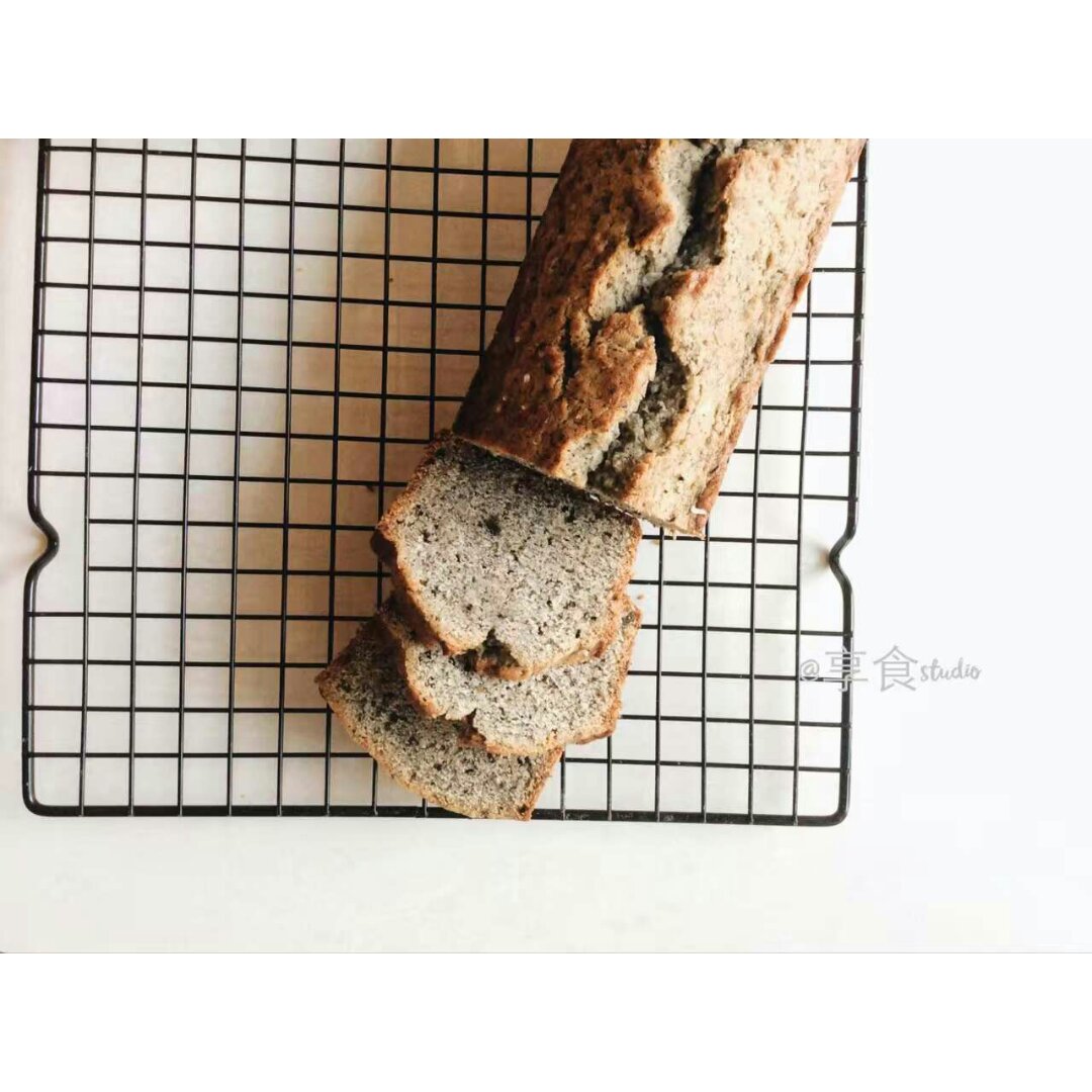黑芝麻酒酿磅蛋糕