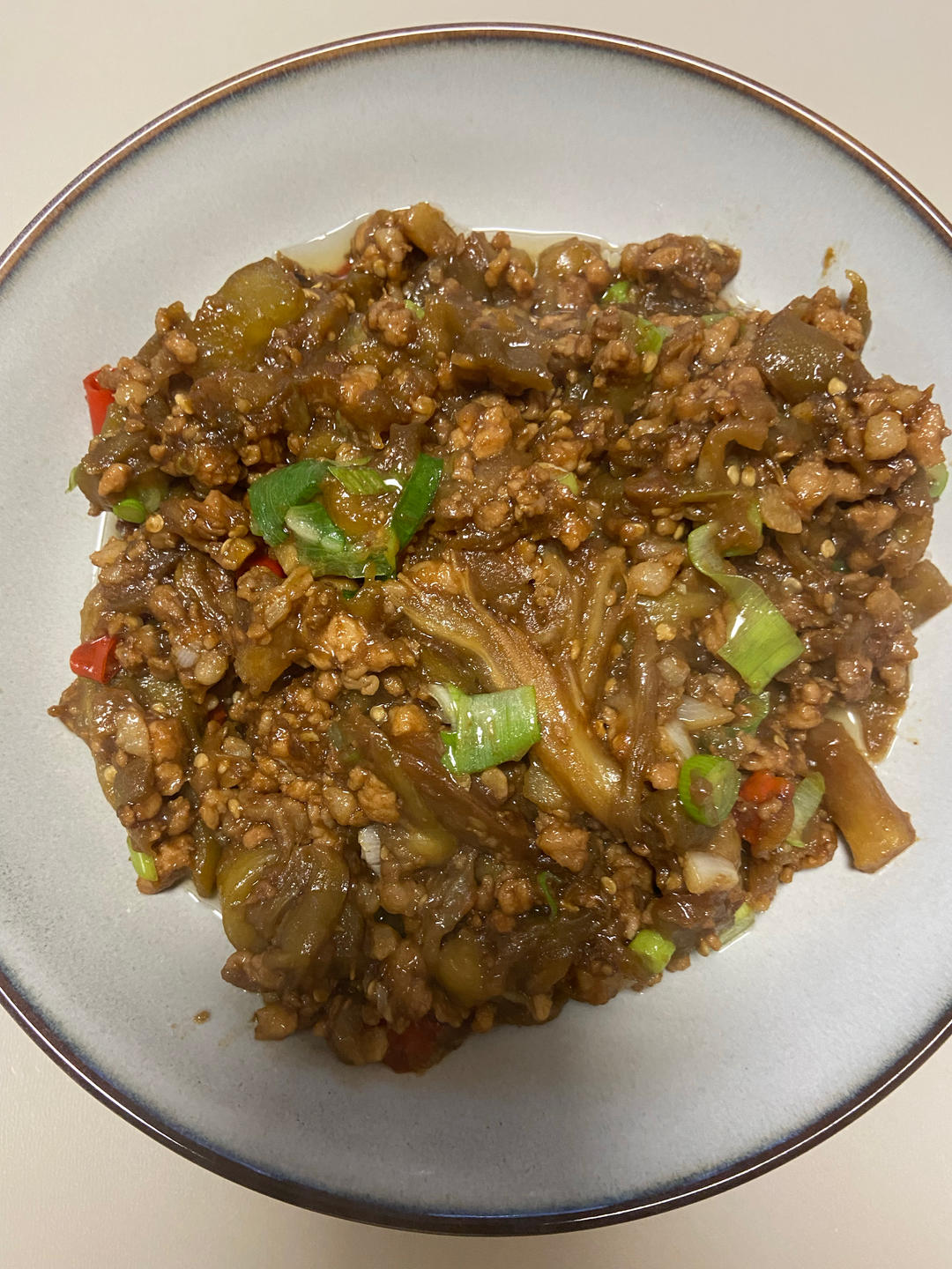 一盆饭不够吃的肉沫茄子🍆