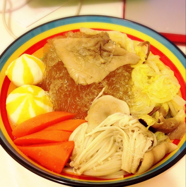 鸡蛋白菜汤(泡蛋白汤)