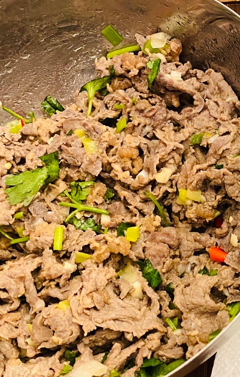 小五哥版香菜牛肉的做法