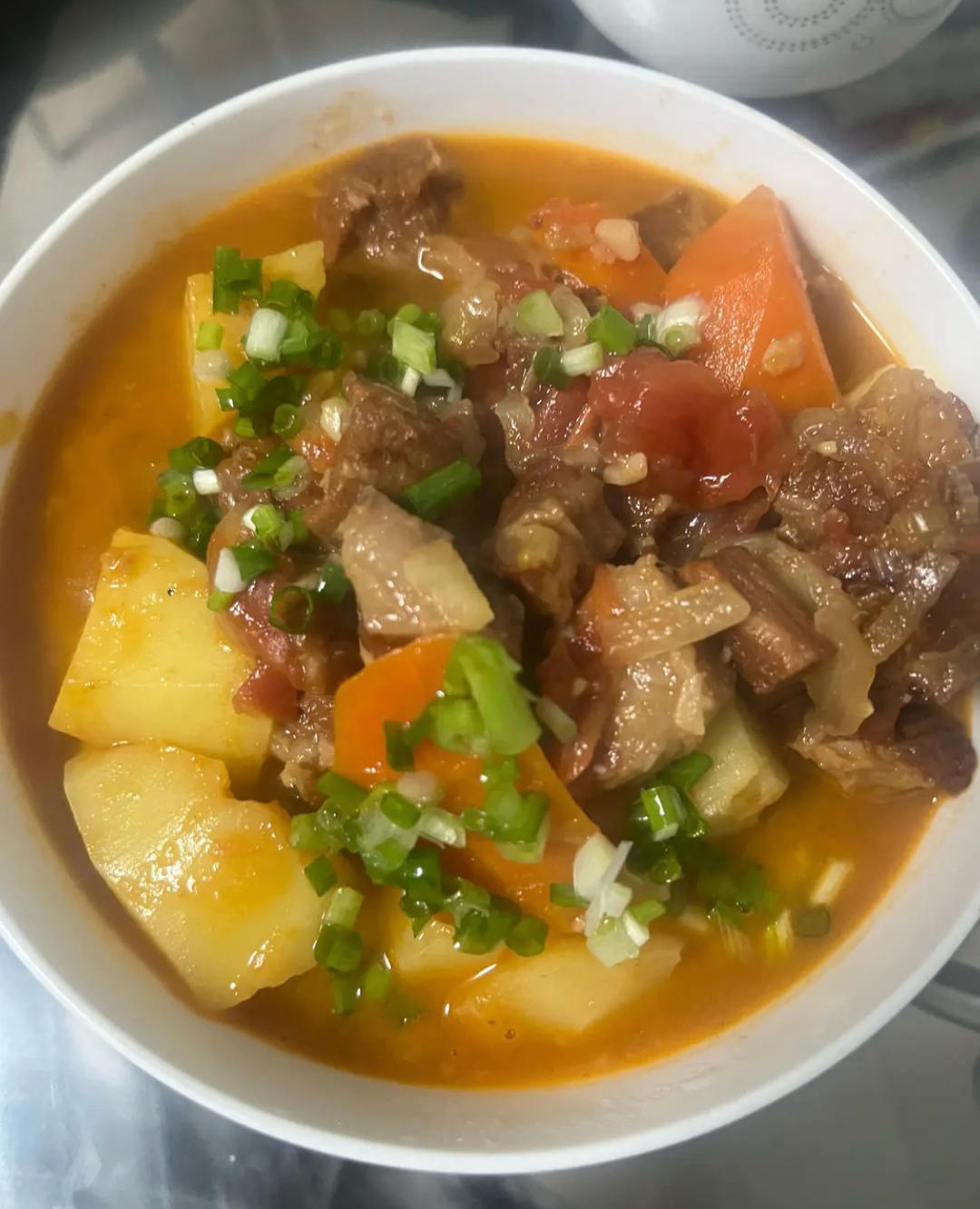番茄土豆炖牛腩