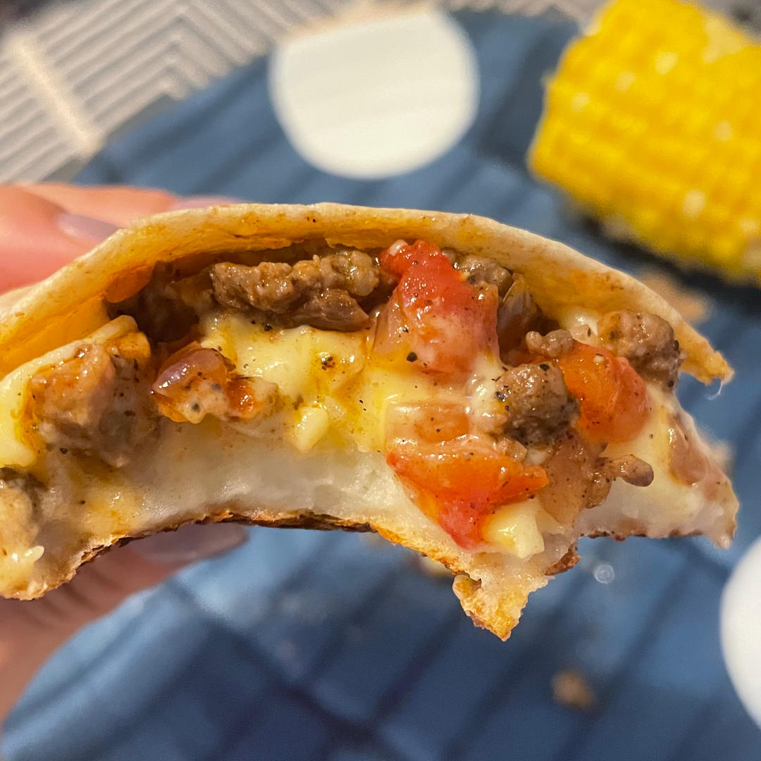 肉酱土豆泥芝士卷饼🌮做法简单味道绝绝子