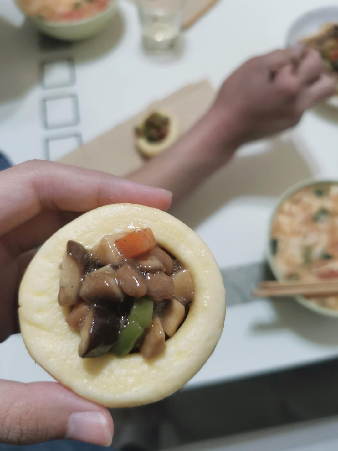 玉米杂蔬窝窝头