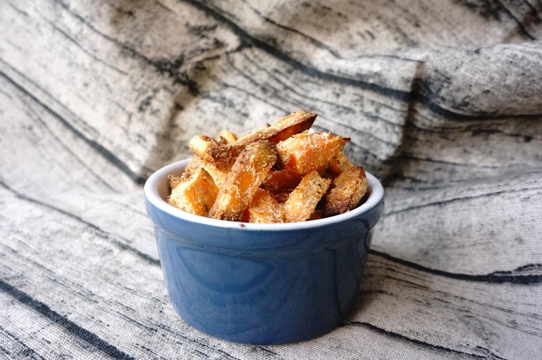 【健身厨男】椰香红薯条