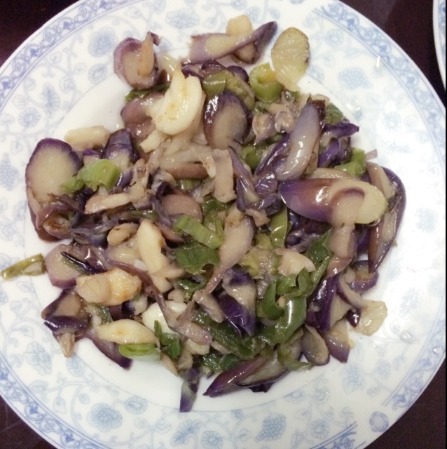 青椒炒茄子