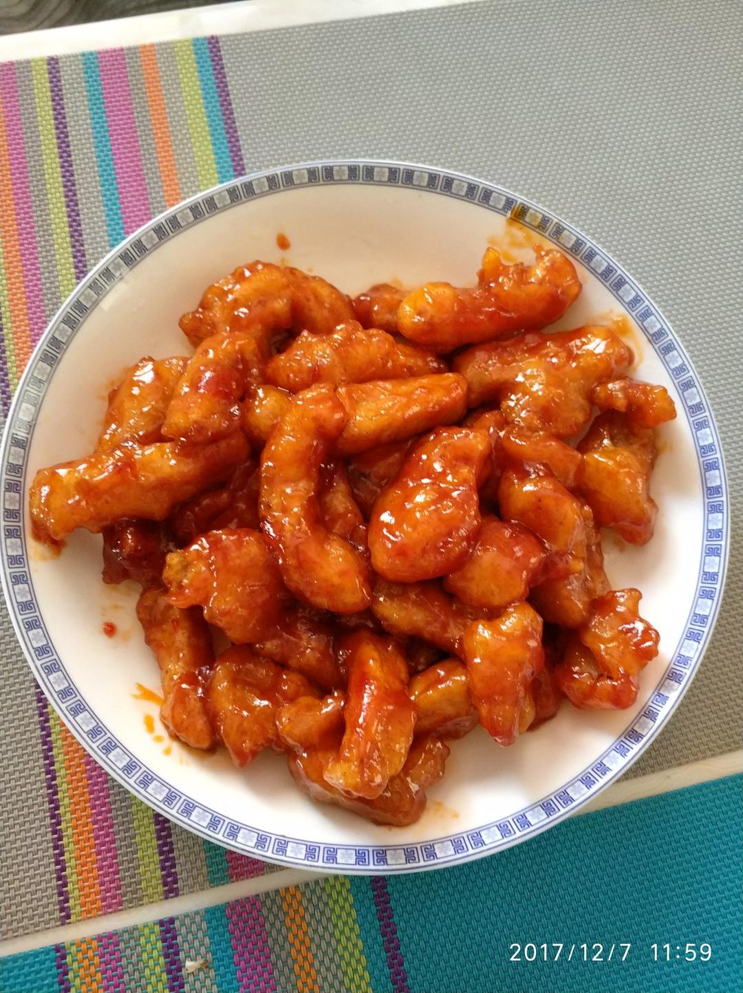 糖醋里脊（附快速万能糖醋汁）