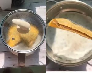 （简易无油减脂健身）
脆香玉米豆沙薄饼的做法 步骤13