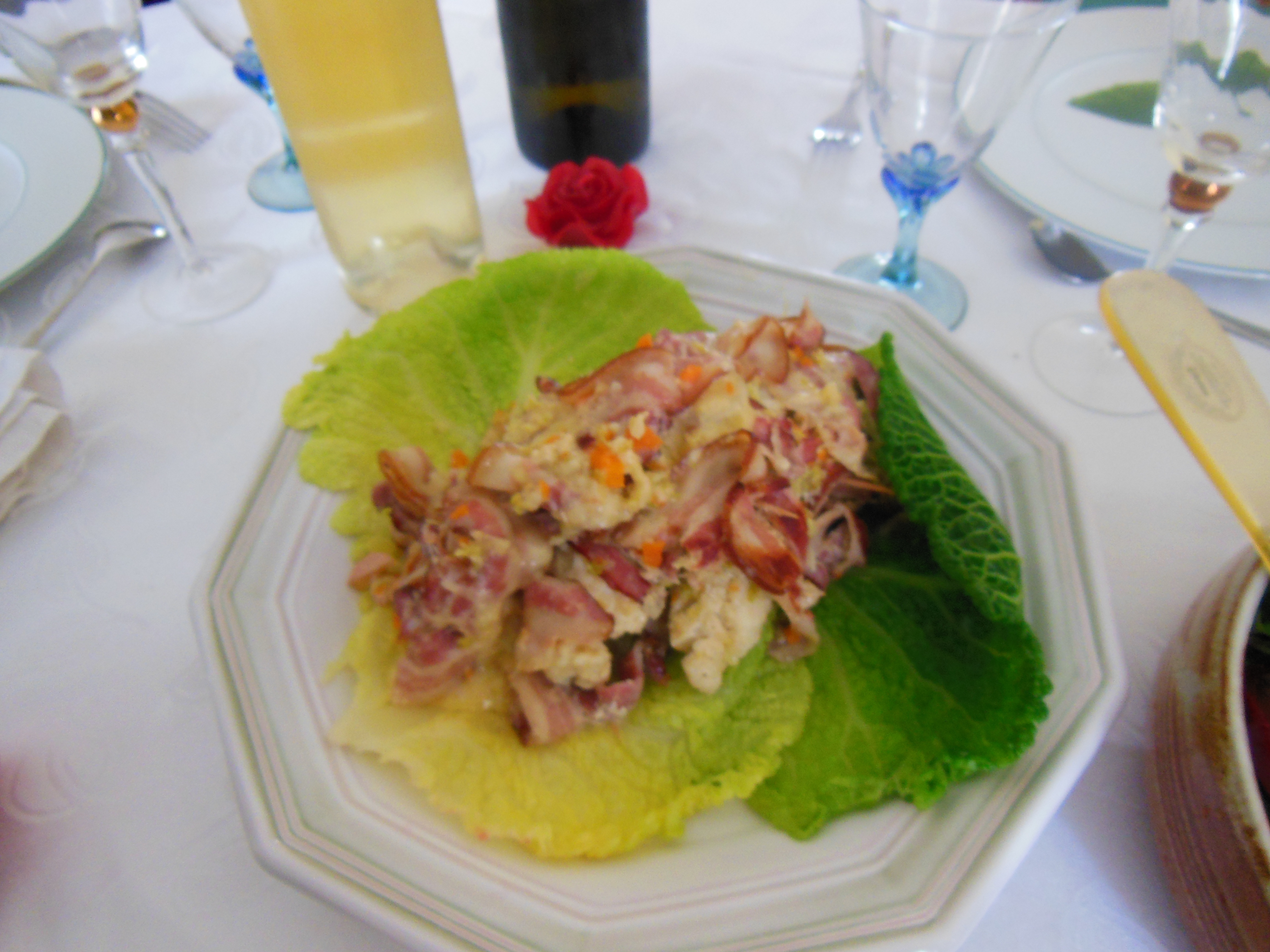 香蒜培根烤鱼排