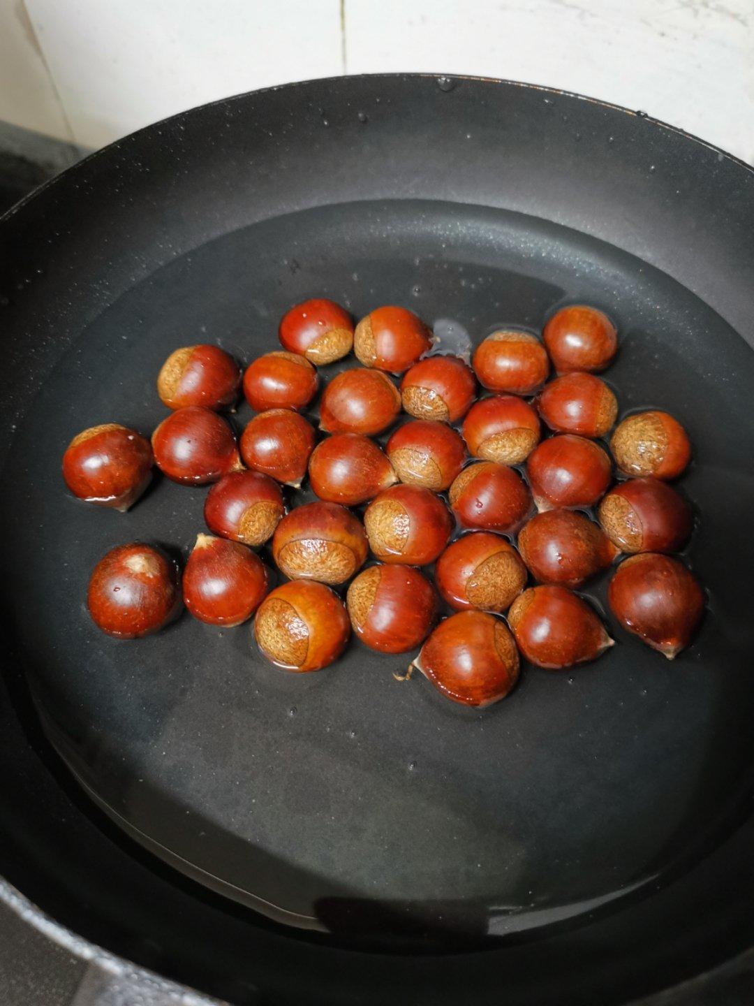 炒鸡简单好剥零失误炒栗子