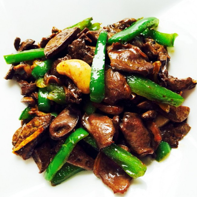 生炒鸡肝