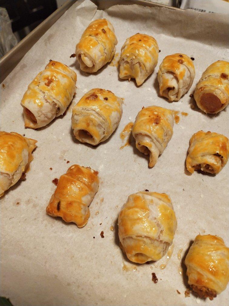 香肠可颂🥐（手抓饼版）