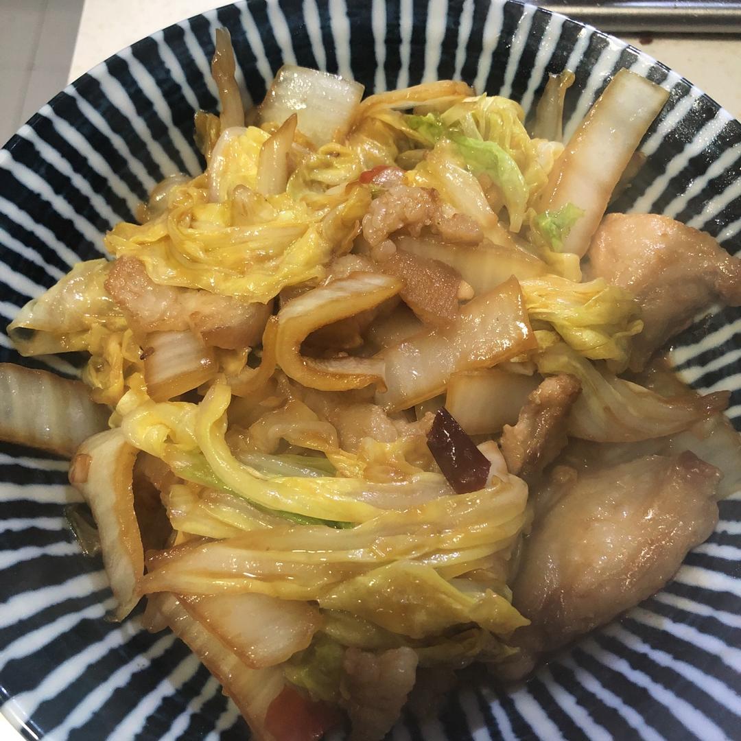 超级好吃下饭的干锅白菜