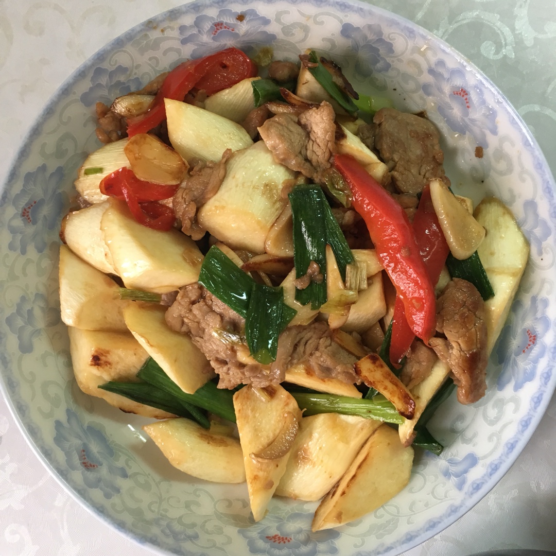 茭白炒肉