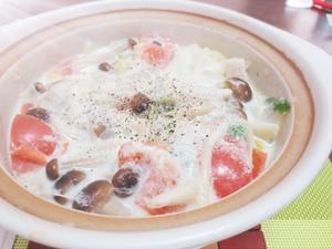 北海道牛奶锅（奶素） 附Joanna海鲜奶油锅的做法 步骤4