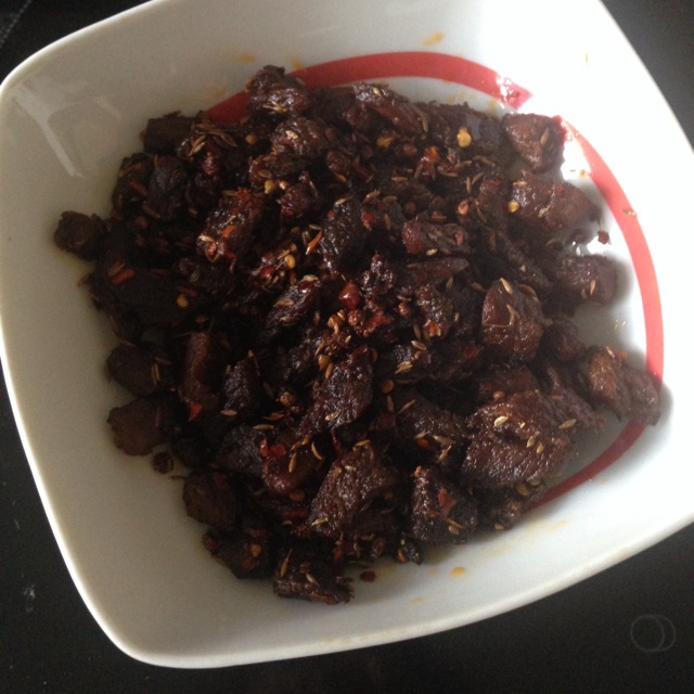 麻辣牛肉干
