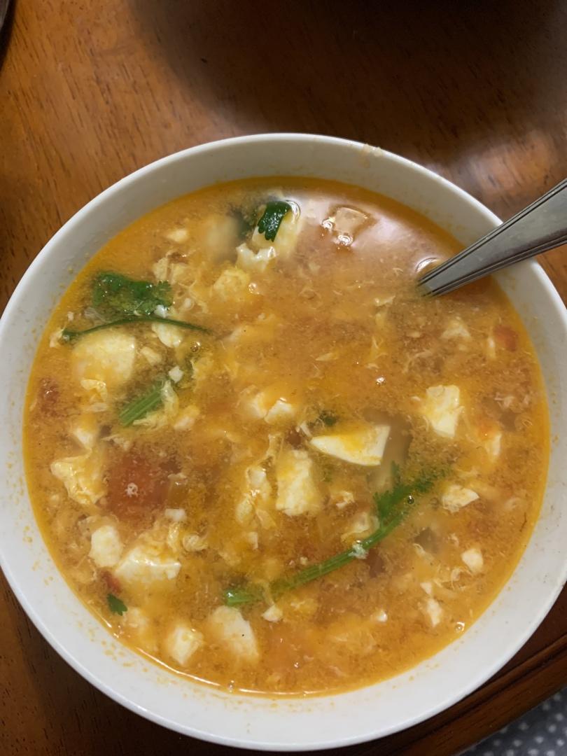 美味鲜虾豆腐汤