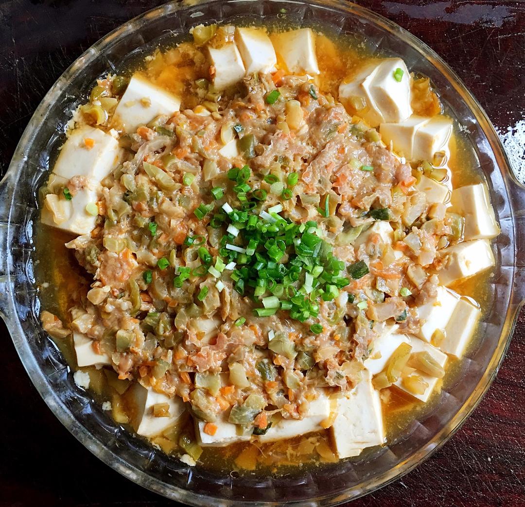 肉末蒸豆腐