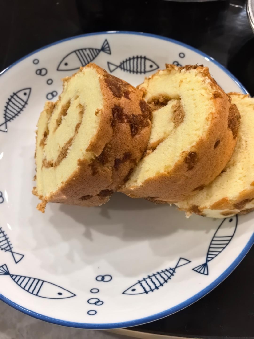 葱香肉松卷卷