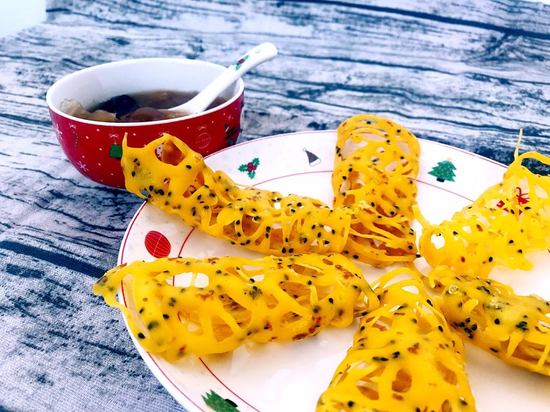 马来西亚小吃——鸡蛋牛奶网饼
