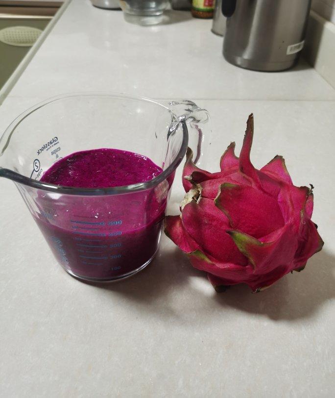 🔥宅家高颜值少女甜品--零失败火龙果凉粉