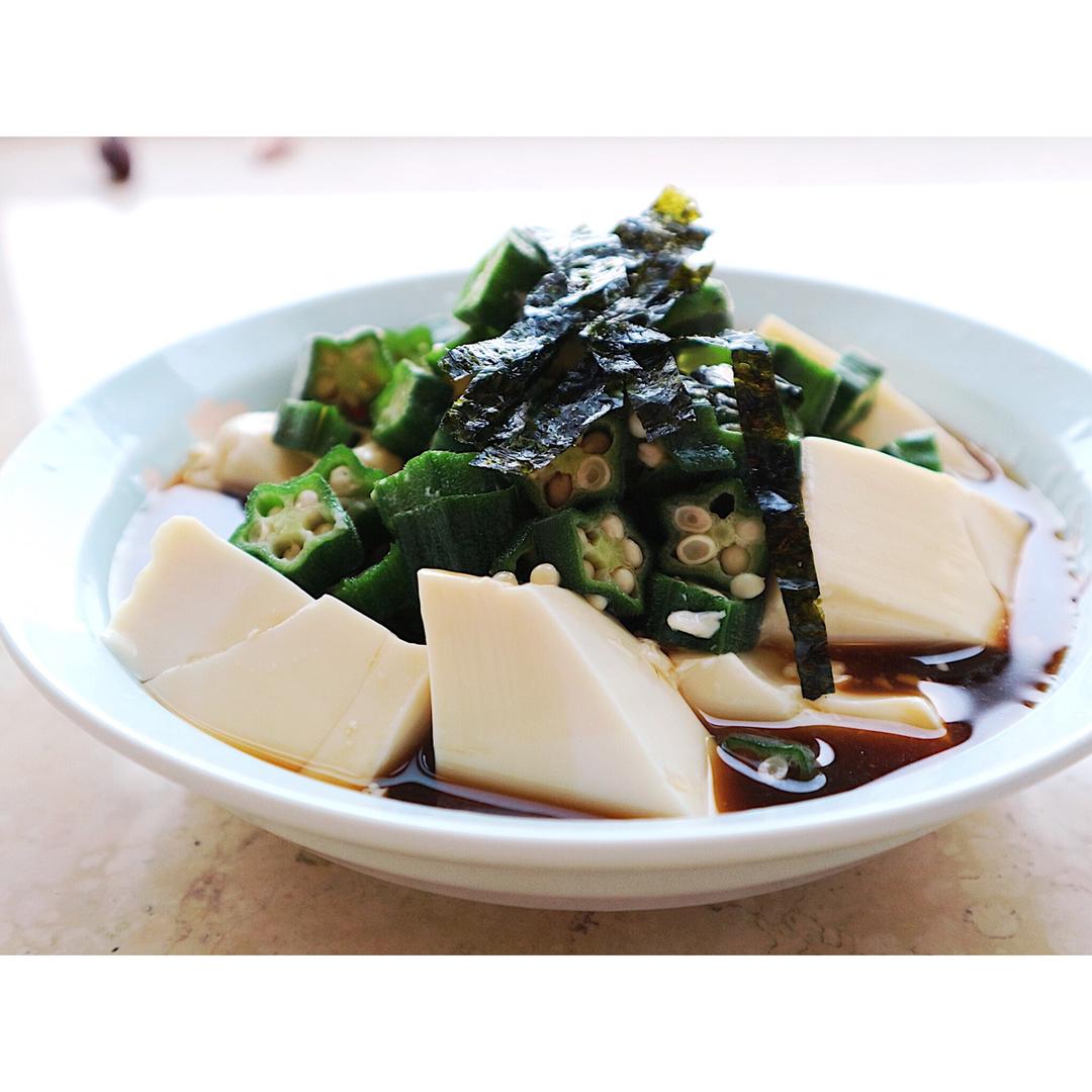 秋葵嫩豆腐&秋葵存储小方法