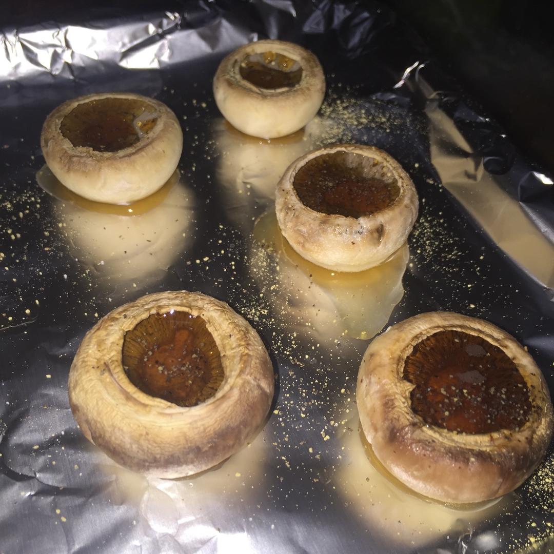 烤蘑菇